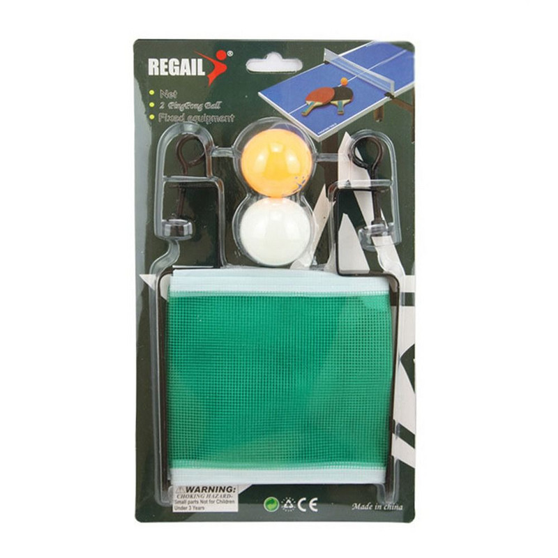 Atraminis rinkinys Tinklo stalo tenisas su kamuoliukais Treniruočių teniso įranga tinklelis profesionalus paprastas stalo sportas 2 standartinis nešiojamas