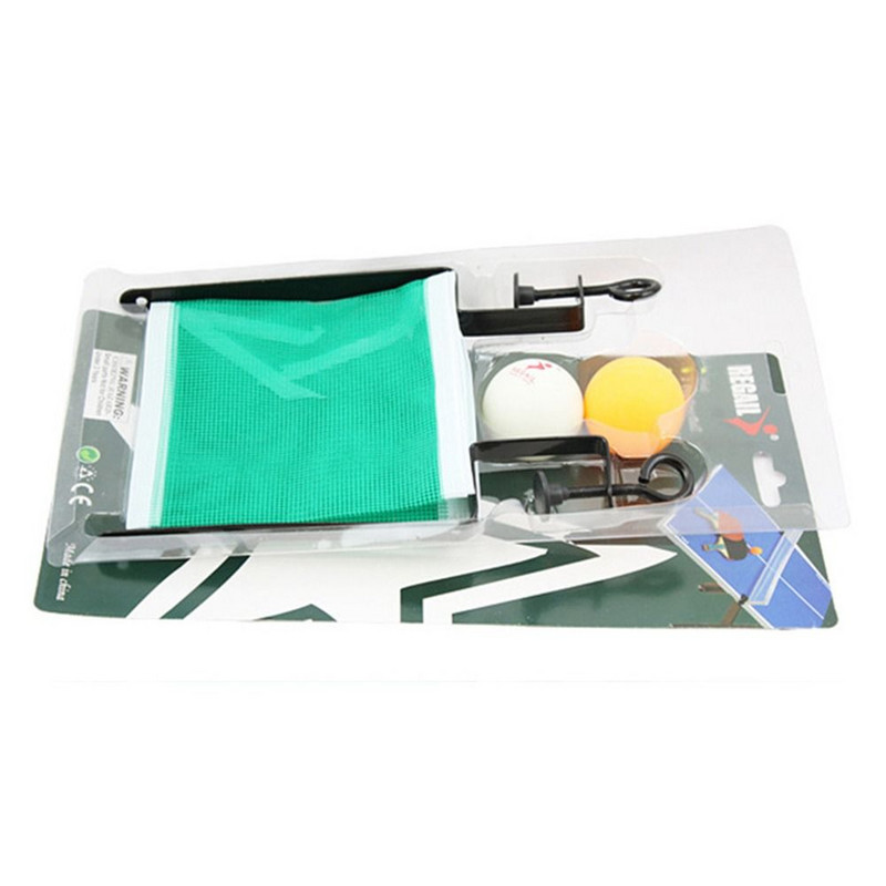 Atraminis rinkinys Tinklo stalo tenisas su kamuoliukais Treniruočių teniso įranga tinklelis profesionalus paprastas stalo sportas 2 standartinis nešiojamas