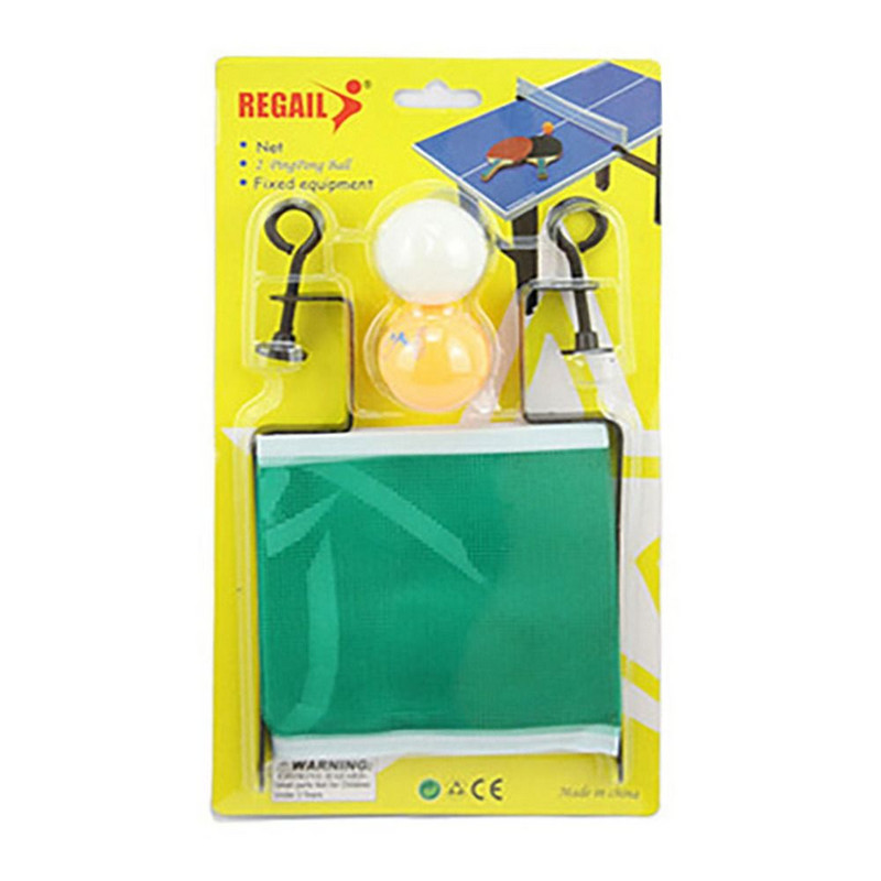 Atraminis rinkinys Tinklo stalo tenisas su kamuoliukais Treniruočių teniso įranga tinklelis profesionalus paprastas stalo sportas 2 standartinis nešiojamas