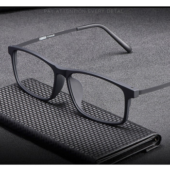 Πλαίσιο οπτικών γυαλιών Συνταγογραφούμενα γυαλιά γυαλιά γυαλιά ανδρών και γυναικών Πλαστική αντιθαμβωτική επίστρωση από Titanium Full Rim UV400