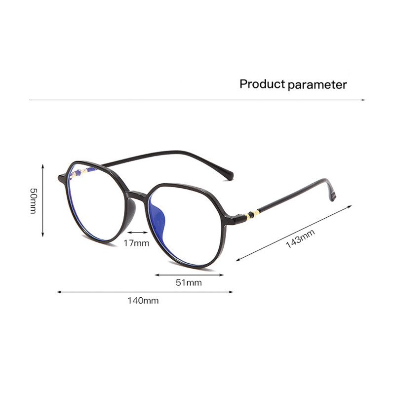 Blue Light Blocking Glasses Σκελετός για Ανδρικά και Γυναικεία Οπτικά Προστατευτικά Γυαλιά Οράσεως UV400 Anti-Glare Full Rim Πλαστικά γυαλιά