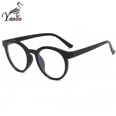 Apvalūs anti-mėlynos šviesos optiniai akinių rėmeliai, nauji berniukai, vienspalviai, skaidrūs akinių rėmeliai, receptiniai akiniai vaikams