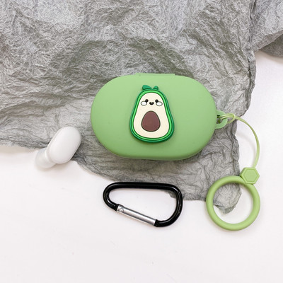 Animacinis silikoninis dėklas, skirtas Xiaomi Redmi Airdots TWS bevielis Bluetooth dangtelis, skirtas Redmi Airdots dėklas Air dots 3 coque su sagtimi