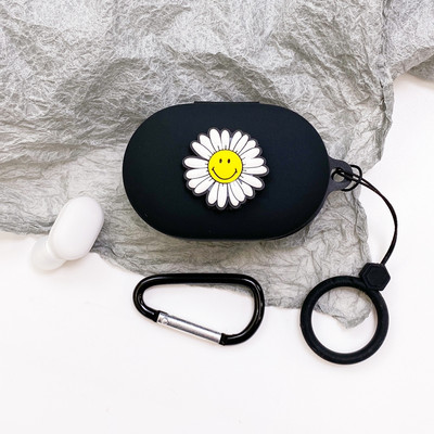 Animacinis silikoninis dėklas, skirtas Xiaomi Redmi Airdots TWS bevielis Bluetooth dangtelis, skirtas Redmi Airdots dėklas Air dots 3 coque su sagtimi