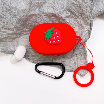 Animacinis silikoninis dėklas, skirtas Xiaomi Redmi Airdots TWS bevielis Bluetooth dangtelis, skirtas Redmi Airdots dėklas Air dots 3 coque su sagtimi
