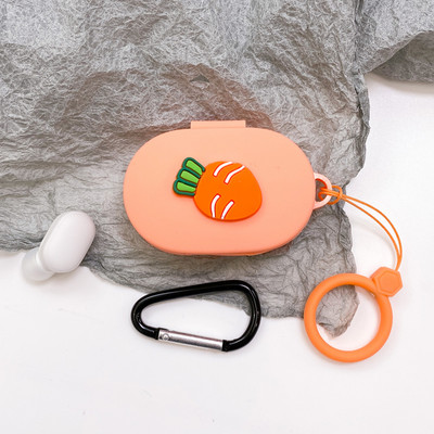 Animacinis silikoninis dėklas, skirtas Xiaomi Redmi Airdots TWS bevielis Bluetooth dangtelis, skirtas Redmi Airdots dėklas Air dots 3 coque su sagtimi