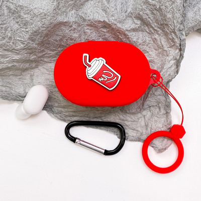 Animacinis silikoninis dėklas, skirtas Xiaomi Redmi Airdots TWS bevielis Bluetooth dangtelis, skirtas Redmi Airdots dėklas Air dots 3 coque su sagtimi