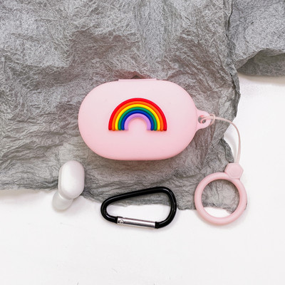Animacinis silikoninis dėklas, skirtas Xiaomi Redmi Airdots TWS bevielis Bluetooth dangtelis, skirtas Redmi Airdots dėklas Air dots 3 coque su sagtimi
