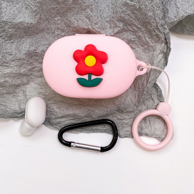 Animacinis silikoninis dėklas, skirtas Xiaomi Redmi Airdots TWS bevielis Bluetooth dangtelis, skirtas Redmi Airdots dėklas Air dots 3 coque su sagtimi