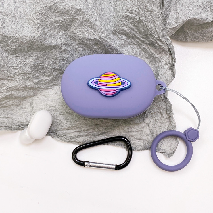 Karikatūras silikona futrālis priekš Xiaomi Redmi Airdots TWS bezvadu Bluetooth vāciņš priekš Redmi Airdots korpusa Air dots 3 coque ar sprādzi