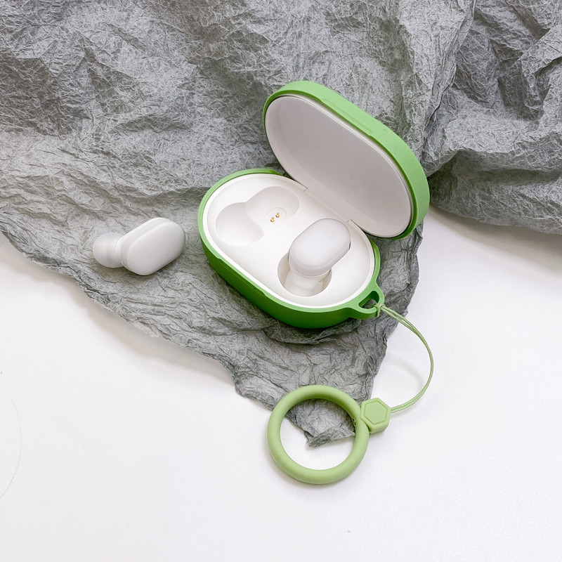 Karikatūras silikona futrālis priekš Xiaomi Redmi Airdots TWS bezvadu Bluetooth vāciņš priekš Redmi Airdots korpusa Air dots 3 coque ar sprādzi