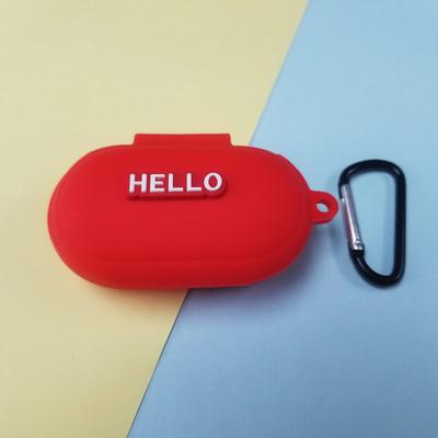 Samsung Galaxy Buds Plus klambriga avanev põrutusvastane painduv silikoonist täiskaitseümbris Galaxy Budsi jaoks