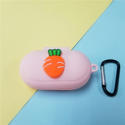 Samsung Galaxy Buds Plus klambriga avanev põrutusvastane painduv silikoonist täiskaitseümbris Galaxy Budsi jaoks