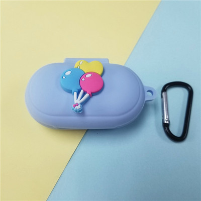 Samsung Galaxy Buds Plus klambriga avanev põrutusvastane painduv silikoonist täiskaitseümbris Galaxy Budsi jaoks