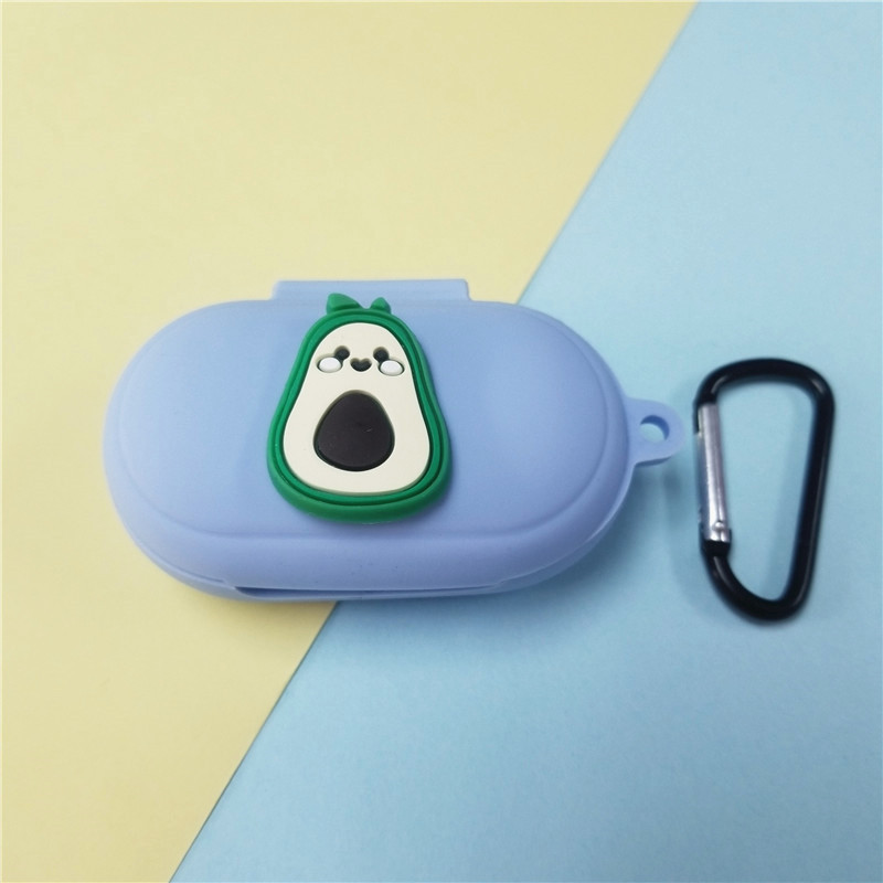 Samsung Galaxy Buds Plus klambriga avanev põrutusvastane painduv silikoonist täiskaitseümbris Galaxy Budsi jaoks