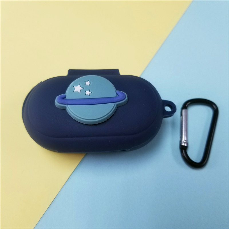 Samsung Galaxy Buds Plus klambriga avanev põrutusvastane painduv silikoonist täiskaitseümbris Galaxy Budsi jaoks