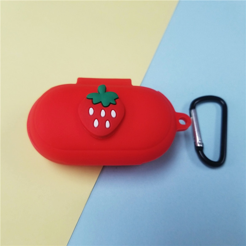 Samsung Galaxy Buds Plus klambriga avanev põrutusvastane painduv silikoonist täiskaitseümbris Galaxy Budsi jaoks