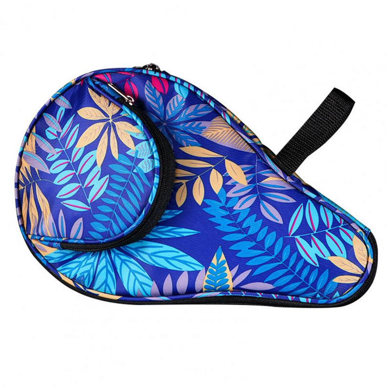 Τσάντα για ρακέτες πινγκ πονγκ Εξαιρετικό μοτίβο ανθεκτικό στη σκόνη με προστατευτική τσάντα πινγκ πονγκ για κουπιά Αθλητική θήκη για πινγκ πονγκ