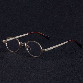 Υψηλής ποιότητας Vintage Oval Punk Πολυτελή οπτικά γυαλιά τιτανίου Σκελετοί Ανδρικά Γυναικεία Μόδα Γυαλιά Υπολογιστών