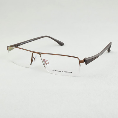 νέα Μόδα τετράγωνα γυαλιά ανδρικός σκελετός P8157 ρετρό οπτική συνταγή Myopia Hyperopia Ultralight Ανδρικά γυαλιά TR90 Spectacles