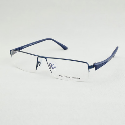 νέα Μόδα τετράγωνα γυαλιά ανδρικός σκελετός P8157 ρετρό οπτική συνταγή Myopia Hyperopia Ultralight Ανδρικά γυαλιά TR90 Spectacles