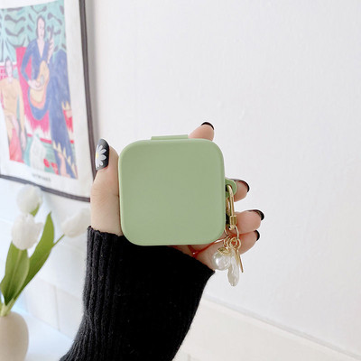 Χαριτωμένη κορεάτικη διακοσμητική θήκη για λουλούδια για Xiaomi Air2 SE Διακοσμητική θήκη Αξεσουάρ Bluetooth Ακουστικό Κάλυμμα μπρελόκ σιλικόνης