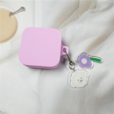 Χαριτωμένη κορεάτικη διακοσμητική θήκη για λουλούδια για Xiaomi Air2 SE Διακοσμητική θήκη Αξεσουάρ Bluetooth Ακουστικό Κάλυμμα μπρελόκ σιλικόνης