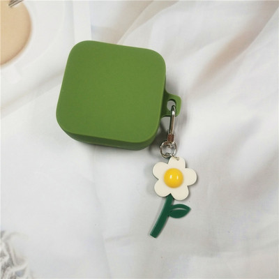 Χαριτωμένη κορεάτικη διακοσμητική θήκη για λουλούδια για Xiaomi Air2 SE Διακοσμητική θήκη Αξεσουάρ Bluetooth Ακουστικό Κάλυμμα μπρελόκ σιλικόνης