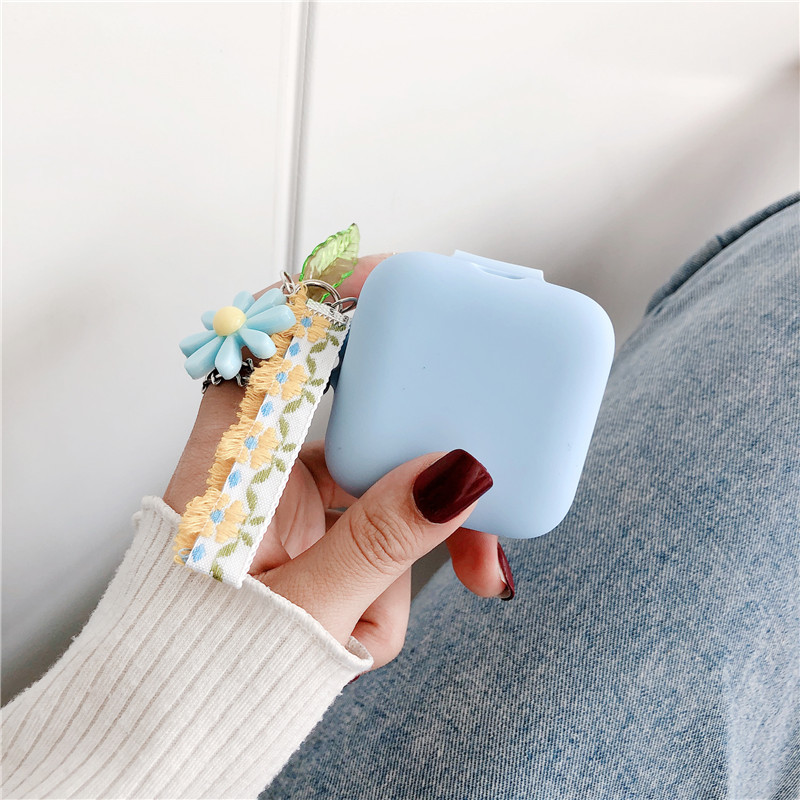 Χαριτωμένη κορεάτικη διακοσμητική θήκη για λουλούδια για Xiaomi Air2 SE Διακοσμητική θήκη Αξεσουάρ Bluetooth Ακουστικό Κάλυμμα μπρελόκ σιλικόνης
