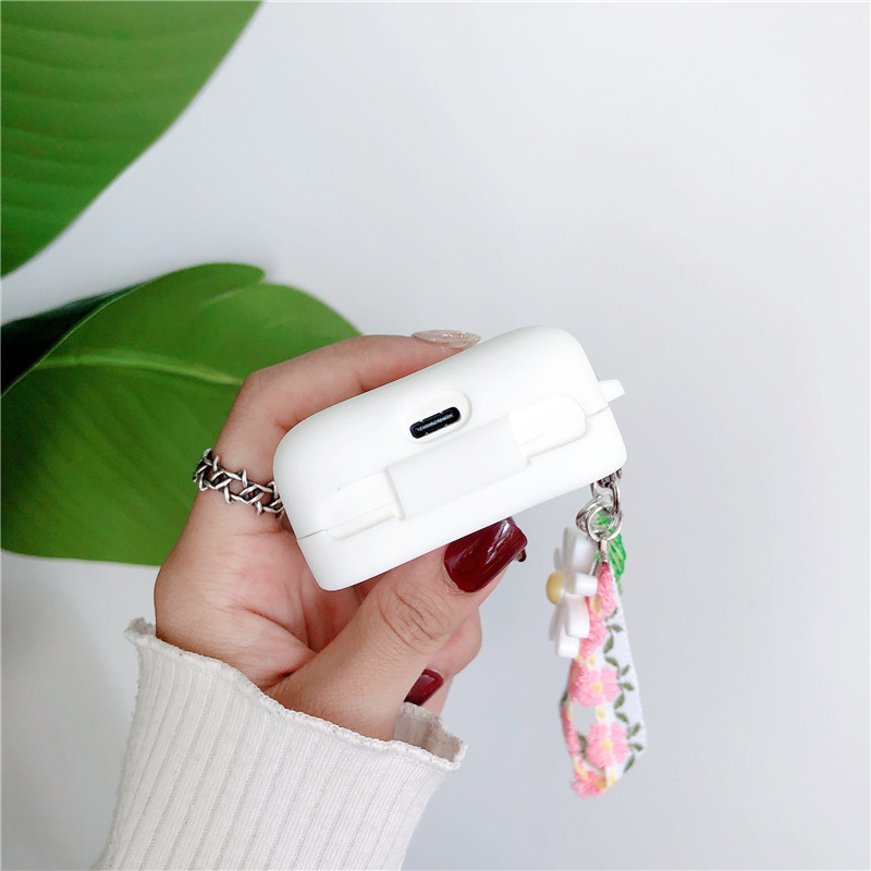 Χαριτωμένη κορεάτικη διακοσμητική θήκη για λουλούδια για Xiaomi Air2 SE Διακοσμητική θήκη Αξεσουάρ Bluetooth Ακουστικό Κάλυμμα μπρελόκ σιλικόνης
