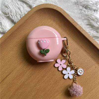 Cartoon belaidžių ausinių dėklas skirtas Lenovo HT38 TWS minkštas TPU įkrovimo ausinių dėklas, skirtas Lenovo HT38 apsauginiam dangteliui