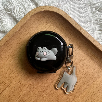 Cartoon belaidžių ausinių dėklas skirtas Lenovo HT38 TWS minkštas TPU įkrovimo ausinių dėklas, skirtas Lenovo HT38 apsauginiam dangteliui