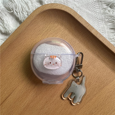 Cartoon belaidžių ausinių dėklas skirtas Lenovo HT38 TWS minkštas TPU įkrovimo ausinių dėklas, skirtas Lenovo HT38 apsauginiam dangteliui