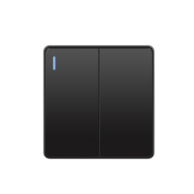 Depoguye 13A πρίζα uk, 220V σε πρίζα USB, Ηλεκτρική πρίζα τοίχου με φορτιστή USB, μαύρο UK Standard Switch Panel