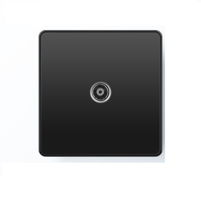 Depoguye 13A πρίζα uk, 220V σε πρίζα USB, Ηλεκτρική πρίζα τοίχου με φορτιστή USB, μαύρο UK Standard Switch Panel