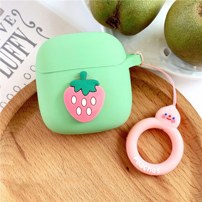 „Pasidaryk pats“ vaisių dėklas, skirtas JBL TUNE 220TWS dėklas „Bluetooth“ ausinių dėklas, skirtas JBL TUNE 225TWS ausinių dėklo krepšys su piršto žiedu