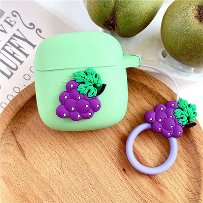 „Pasidaryk pats“ vaisių dėklas, skirtas JBL TUNE 220TWS dėklas „Bluetooth“ ausinių dėklas, skirtas JBL TUNE 225TWS ausinių dėklo krepšys su piršto žiedu