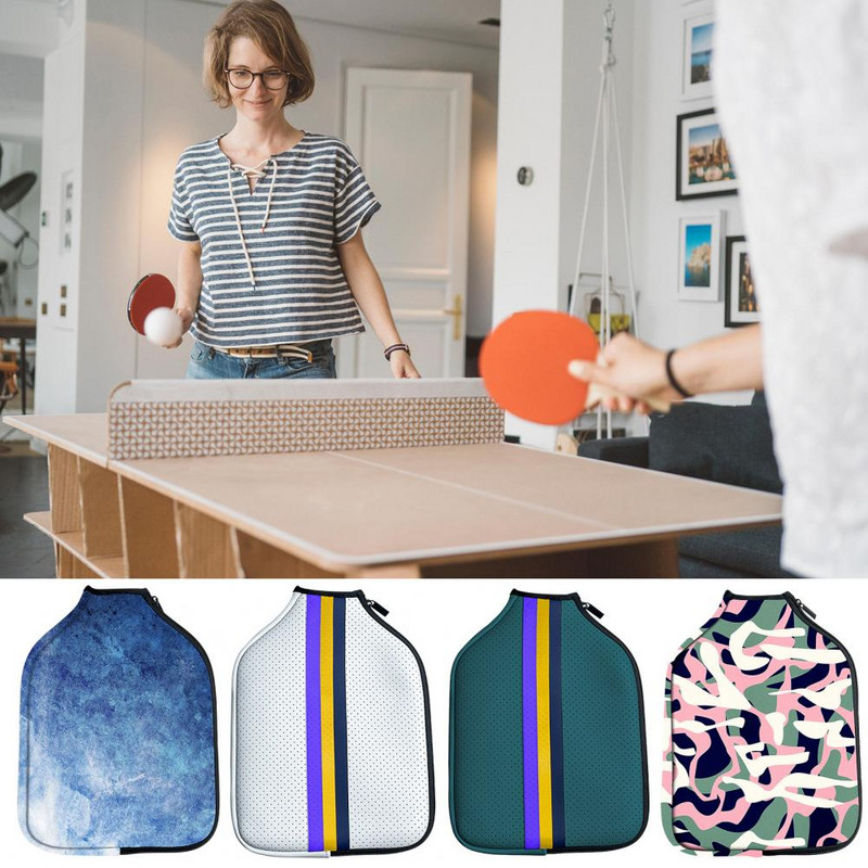 Τσάντα κουπί Pickleball με φερμουάρ πόρπης Φορητή τσάντα αποθήκευσης Μπατ επιτραπέζιου τένις Θήκη κουπιών πινγκ πονγκ Αθλητικά αξεσουάρ