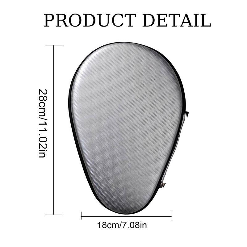 Dėklas Apsauginis Stalo Tenisas Patvari vandeniui atspari danga Praktiška Sportinė Užtrauktukas Rankena Raketė Sandėliavimo Krepšys Atsparus dulkėms