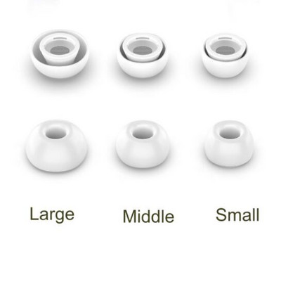 1 rinkinys minkštų silikoninių ausinių ausinių dėklų, ausinių kištuko dangtelio, skirto Apple Airpods Pro 3
