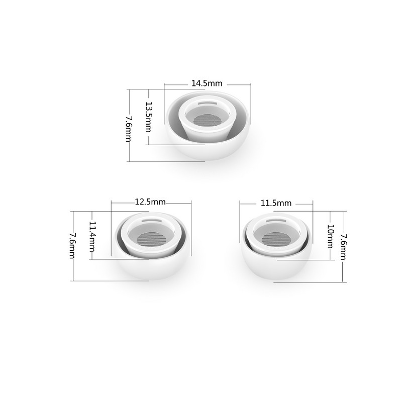 1 set mekanih silikonskih slušalica, kućišta za slušalice, poklopac za čepiće za Apple Airpods Pro 3, slušalice, jastučići za uši, nastavci za uši, Airpods3 utikač za uši