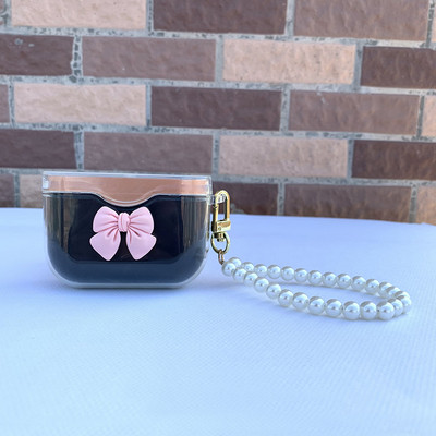 „Sony WF-1000XM3“ belaidžio „Bluetooth“ ausinių TPU dėklo dangtelis, skirtas WF-1000XM3, apsauginis dangtelis su perlų raktų pakabuko priedais