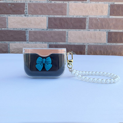 „Sony WF-1000XM3“ belaidžio „Bluetooth“ ausinių TPU dėklo dangtelis, skirtas WF-1000XM3, apsauginis dangtelis su perlų raktų pakabuko priedais