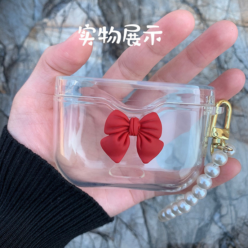 „Sony WF-1000XM3“ belaidžio „Bluetooth“ ausinių TPU dėklo dangtelis, skirtas WF-1000XM3, apsauginis dangtelis su perlų raktų pakabuko priedais