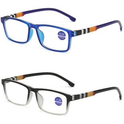 Madingi anti-mėlynos spalvos akiniai skaitymui ypač lengvi akių apsaugos skaitytuvai akiniai Unisex Elegantiški Patogūs Presbyopia Akiniai
