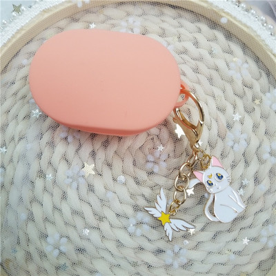 Xiaomi Redmi Airdots 3 futrālim ar atslēgu piekariņu austiņu vāciņam Xiaomi Redmi Airdots silikona austiņu vāciņam