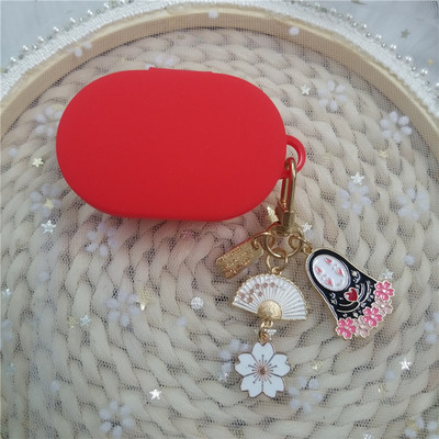 Xiaomi Redmi Airdots 3 futrālim ar atslēgu piekariņu austiņu vāciņam Xiaomi Redmi Airdots silikona austiņu vāciņam