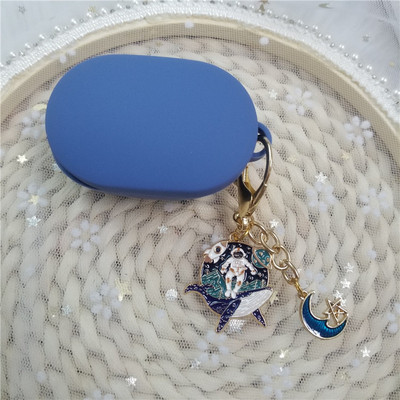 Xiaomi Redmi Airdots 3 futrālim ar atslēgu piekariņu austiņu vāciņam Xiaomi Redmi Airdots silikona austiņu vāciņam