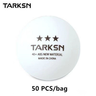 2023 m. TARKSN aukštos kokybės stalo teniso kamuoliukai ABS nauja medžiaga 40+ atsparūs stalo teniso kamuoliukai didmeninė kaina