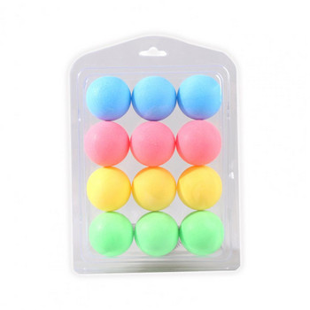 12Pcs/Box Pong Отличен ярък цвят с цифри Цветни пинг-понг топки за реклама Тенис на маса пинг-понг топка
